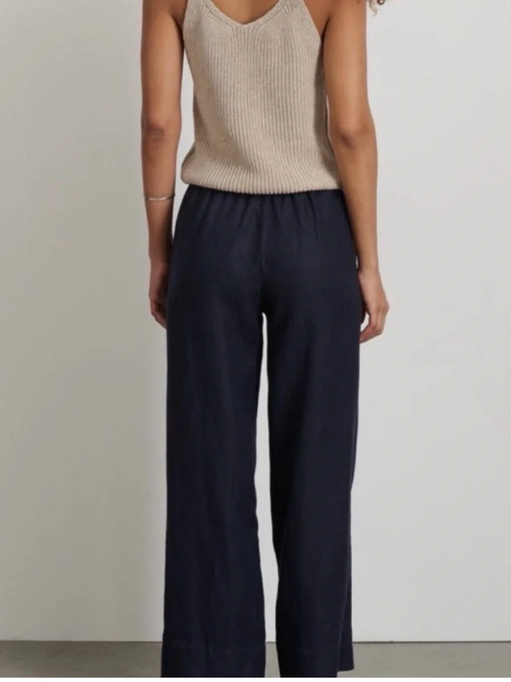 Alex Mill Riley Linen pant dark navy